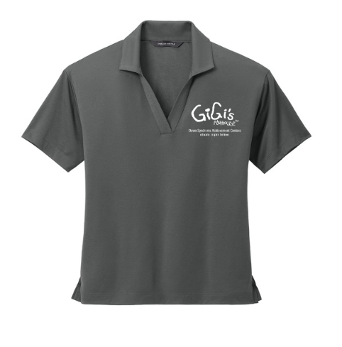 GiGi's Branded Grey Mercer Polo