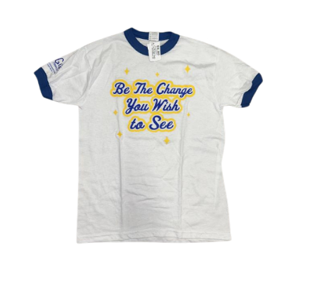 Be the Change Ringer Tee - Youth