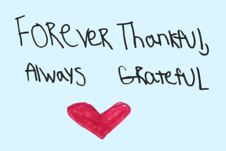 Forever Thankful Always Grateful