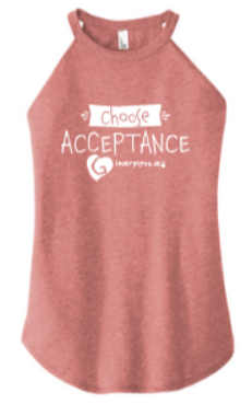 Pink Choose Acceptance Tank Top