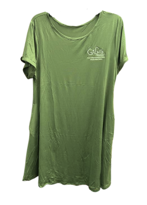 GiGi's Branded Green Swing Dress