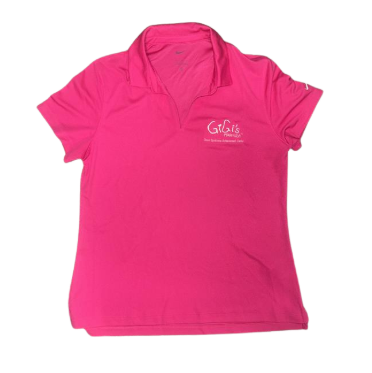 GiGi's Branded Ladies Pink Nike Dri-Fit Polo