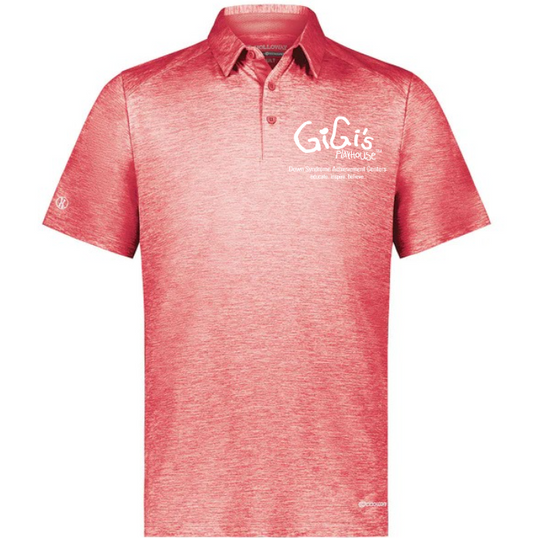 GiGi's Branded Red Holloway Polo